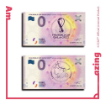 صورة مجموعة من 3 عملات ورقية تذكارية  زيرو يورو