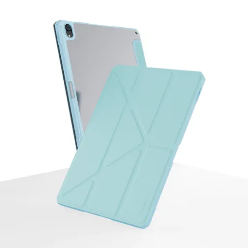 صورة الغطاء القابل للطي "تايتان برو" لآيباد إير 5 بحجم 10.9 إنش 2022 - اللون: أزرق جديد.