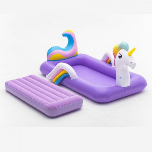 صورة Bestway - سرير هوائي للأطفال بتصميم حلم الحصان الساحر