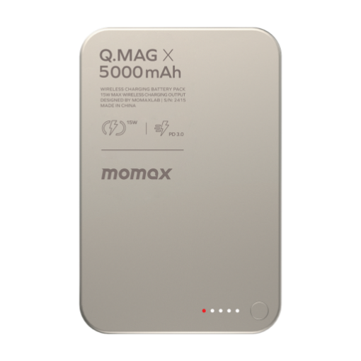 صورة بنك الطاقة اللاسلكي MOMAX Q.MAG X 5000mAh Gen2