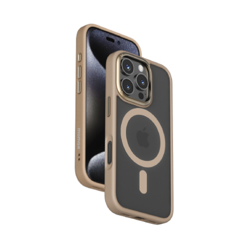 صورة MOMAX Play Magnetic Case for iPhone 16 Pro 6.3" - Rose Gold