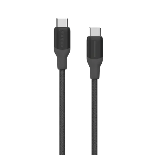 صورة MOMAX 1-LINK FLOW 100W USB-C TO USB-C CABLE 2M (Color: BLACK)