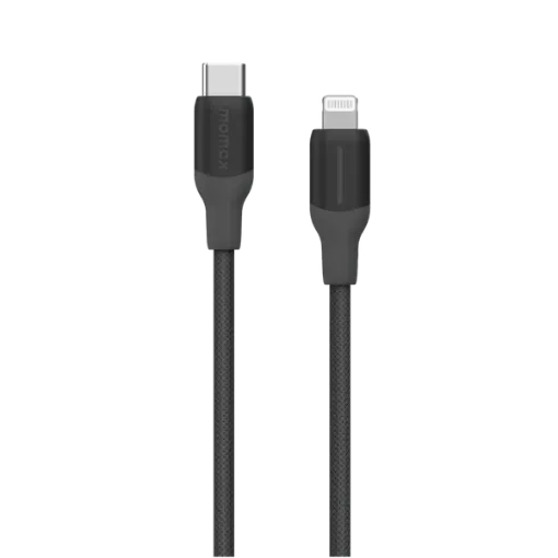 صورة MOMAX 1-LINK FLOW 35W USB-C TO LIGHTNING CABLE 2M (Black)