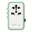 صورة MOMAX 1-WORLD 25W 3 PORT WITH BUILT-IN USB-C CABLE AC TRAVEL ADAPTOR - GREEN