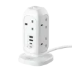 صورة MOMAX ONEPLUG 7-OUTLET POWER STRIP WITH USB - WHITE