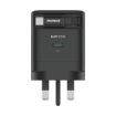 صورة MOMAX 1-CHARGE 65W GaN 1-Port Charger with Built-in USB-C Cable (Black)