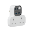 صورة MOMAX 1-CHARGER WORK FLOW T-SHAPED EXTENTION 2 SOCKET WITH USB